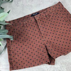 Madewell polka dot shorts Sz 0